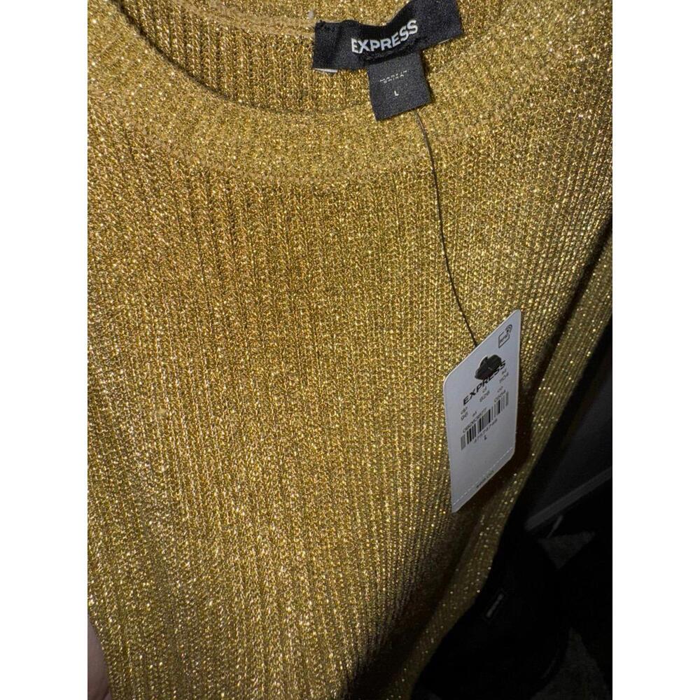 Gold glitter express tank top - Picture 5 of 5